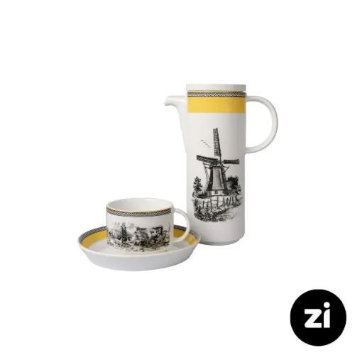 سرویس چای خوری ویلیج 4 نفره فرم اس 10 پارچه