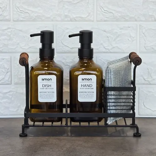 جا مایع شیشه ای لیمون