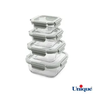 ست جا ادویه فلزی دو ردیفه یونیک 6 تایی با استند موجی UN-1630