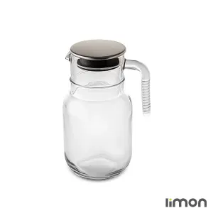 پارچ شیشه ای 1.5 لیتری در استیل لیمون 2376