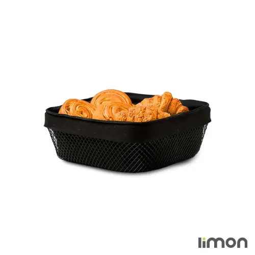 سبد مربع فلزی نان و سبزی لیمون 2322
