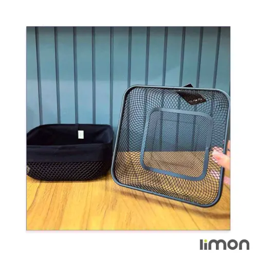 سبد مربع فلزی نان و سبزی