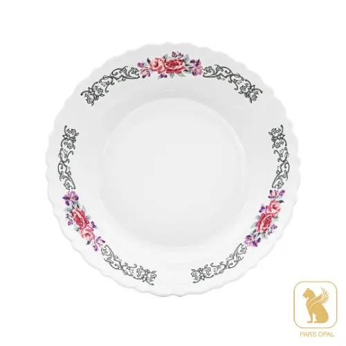 قیمت دیس گود 1030 پارس اپال طرح نلی صورتی کد 181