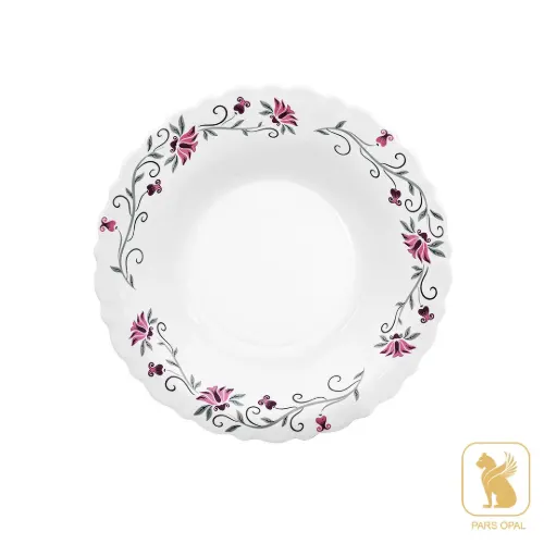 بشقاب گود 225 پارس اپال طرح لیندا کد 124