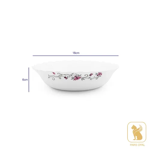 قیمت کاسه 780 پارس اپال طرح لیندا کد 124