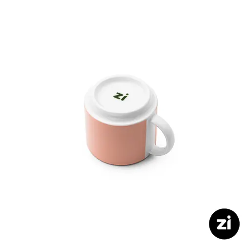 قیمت فنجان قهوه خوری چینی زرین Zi فرم اس 6 پاستل گلبهی