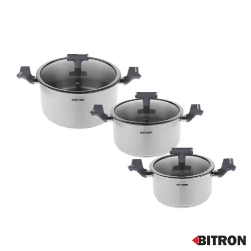 قیمت سرویس قابلمه بایترون 12 پارچه مدل BSX-600