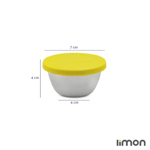 پیاله استیل دربدار لیمون