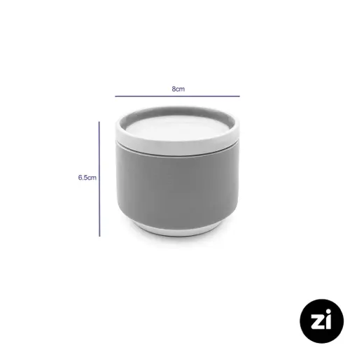 خرید قندان چینی زرین Zi فرم اس پاستل طوسی