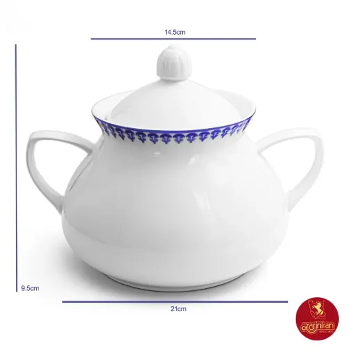 قیمت سوپ خوری چینی زرین شهرزاد طرح سمرقند