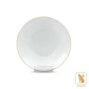 بشقاب گود لب طلا پارس اپال کد 225