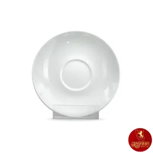 نعلبکی 9 سفید آذر چایخوری چینی زرین