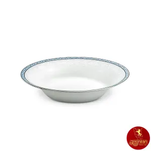 بشقاب گود چینی زرین شهرزاد وایت رز سایز 23