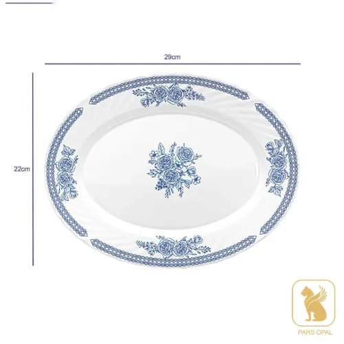 قیمت دیس بیضی 1050 آوان پارس اپال کد 144