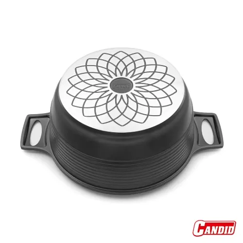 اقلام سرویس قابلمه 10 پارچه کاندید مدل اوربیت دودی