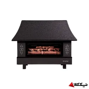 بخاری گازی شومینه ای نیک کالا مدل نفیس MC30