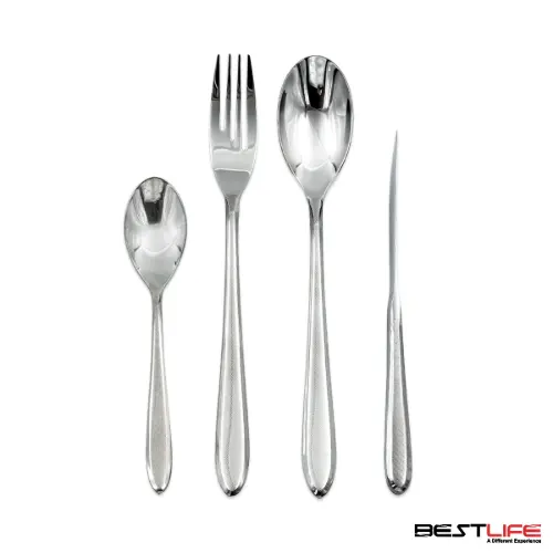 سرویس قاشق و چنگال 143 پارچه بست لایف مدل 202ML