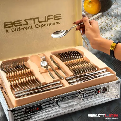 سرویس قاشق و چنگال چمدانی  بست لایف