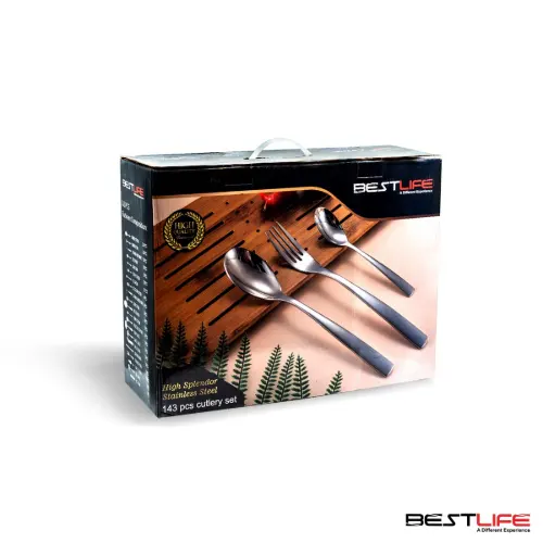 سرویس قاشق و چنگال چمدانی 143 پارچه