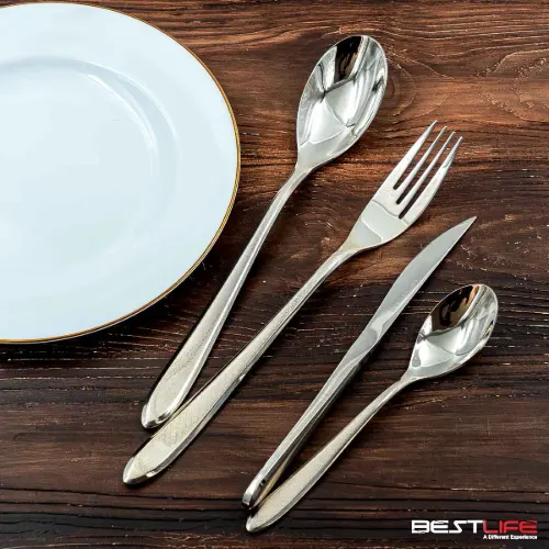 سرویس قاشق و چنگال 143 پارچه بست لایف