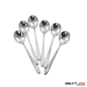 قاشق سوپ خوری 6 عددی بست لایف مدل 202ML