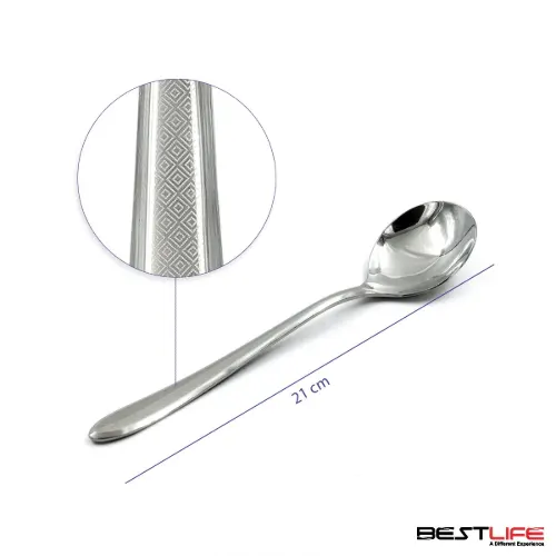 قاشق سوپ خوری 6 عددی بست لایف