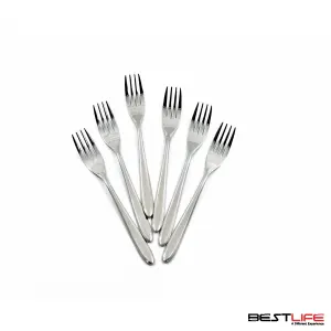 چنگال شیرینی خوری 6 عددی بست لایف مدل 202ML