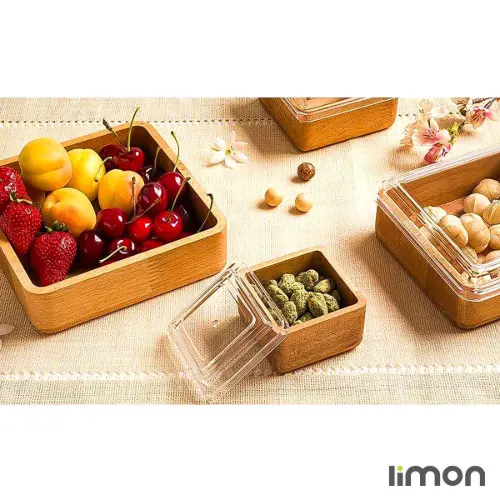 ست پذیرایی چهار تکه دربدار چوبی