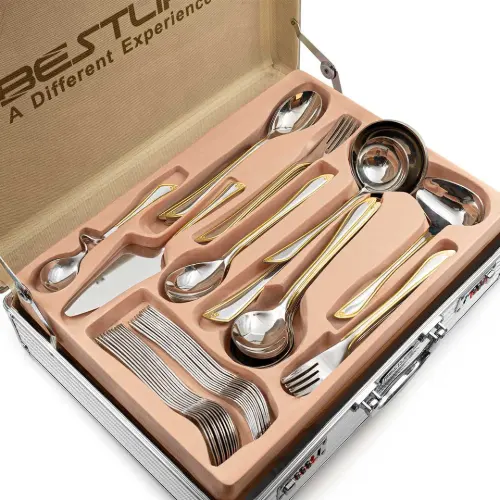 مشخصات سرویس قاشق و چنگال 143 پارچه بست لایف مدل 330SG