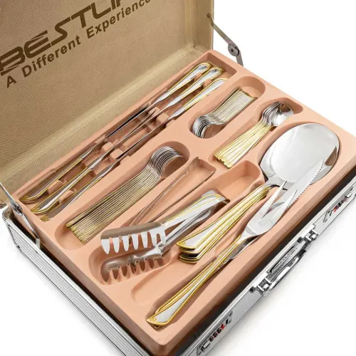 سرویس قاشق و چنگال 24 نفره بست لایف مدل 330SG