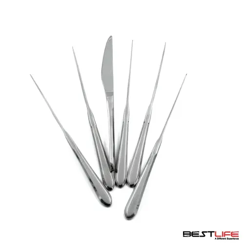 چاقو غذا خوری 6 عددی بست لایف مدل 202ML