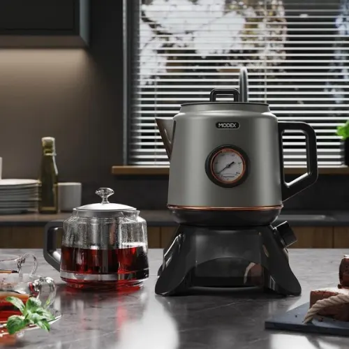 ویژگی چای ساز برقی با پایه شعله دار TCS8010 مودکس