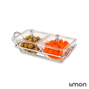 اردورخوری شیشه ای لیمون مربع 2 خانه 2106