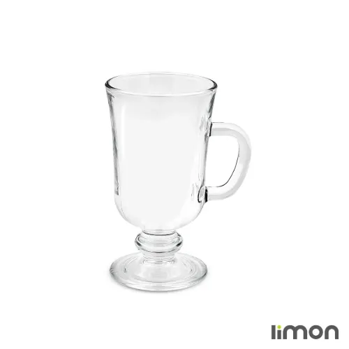 لیوان پایه دار شیشه ای لیمون 6 عددی کد 2446