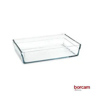 تابه پیرکس مستطیل کوچک پاشاباغچه بورجام از جنس نشکن مقاوم