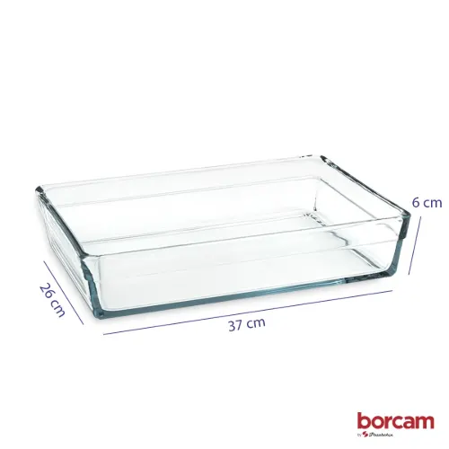 تابه پیرکس مستطیل بزرگ پاشاباغچه با ابعاد استاندارد