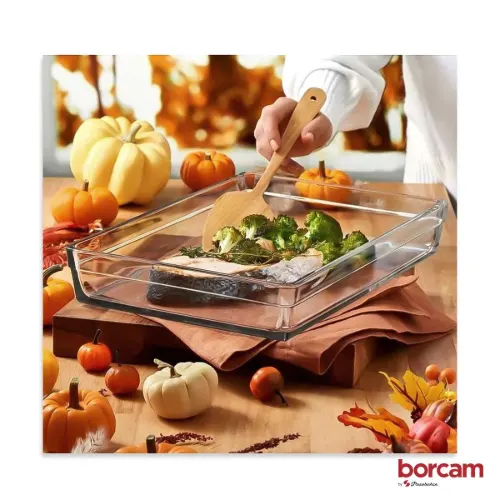 تابه پیرکس مستطیل برای برگزاری مهمانی