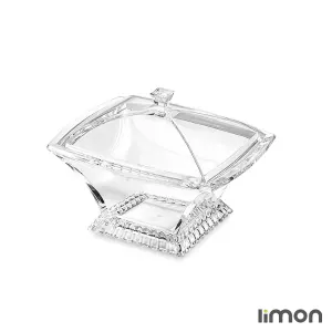 قندان چهار گوش اکرولیک لیمون 2460