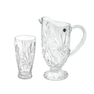 سرویس 7 پارچه پارچ و لیوان پریما تراش چین Ab232