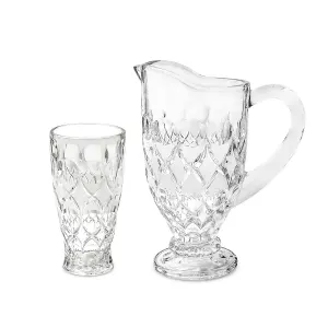 سرویس 7 پارچه پارچ و لیوان مات آنجل چین Ab213