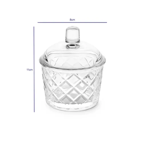 قیمت قندان شیشه ای میلیونه آراد کد 1853ZS-3