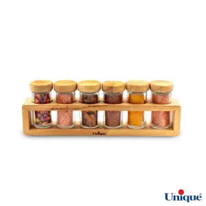 ست جا ادویه فلزی مکعب 6 تایی UN-6166