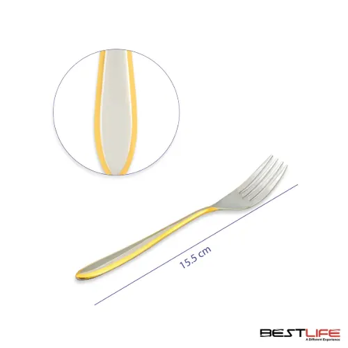 چنگال شیرینی خوری 6 عددی بست لایف