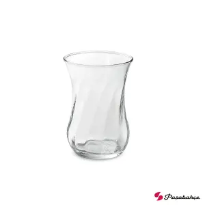 استکان کمر باریک کاهی 6 عددی پاشاباغچه کد 42021