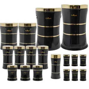 تصویر برای دسته  سرویس آشپزخانه مشکی طلایی