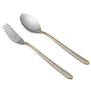 تصویر برای دسته  سرویس قاشق چنگال ورسا ۳۰ نفره