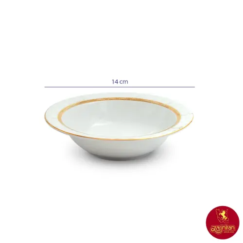 سالاد خوری هدیه طلایی کوچک چینی زرین ایتالیا اف