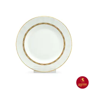 بشقاب پیش دستی چینی زرین ایتالیا اف طرح هدیه طلایی سایز 19 درجه عالی